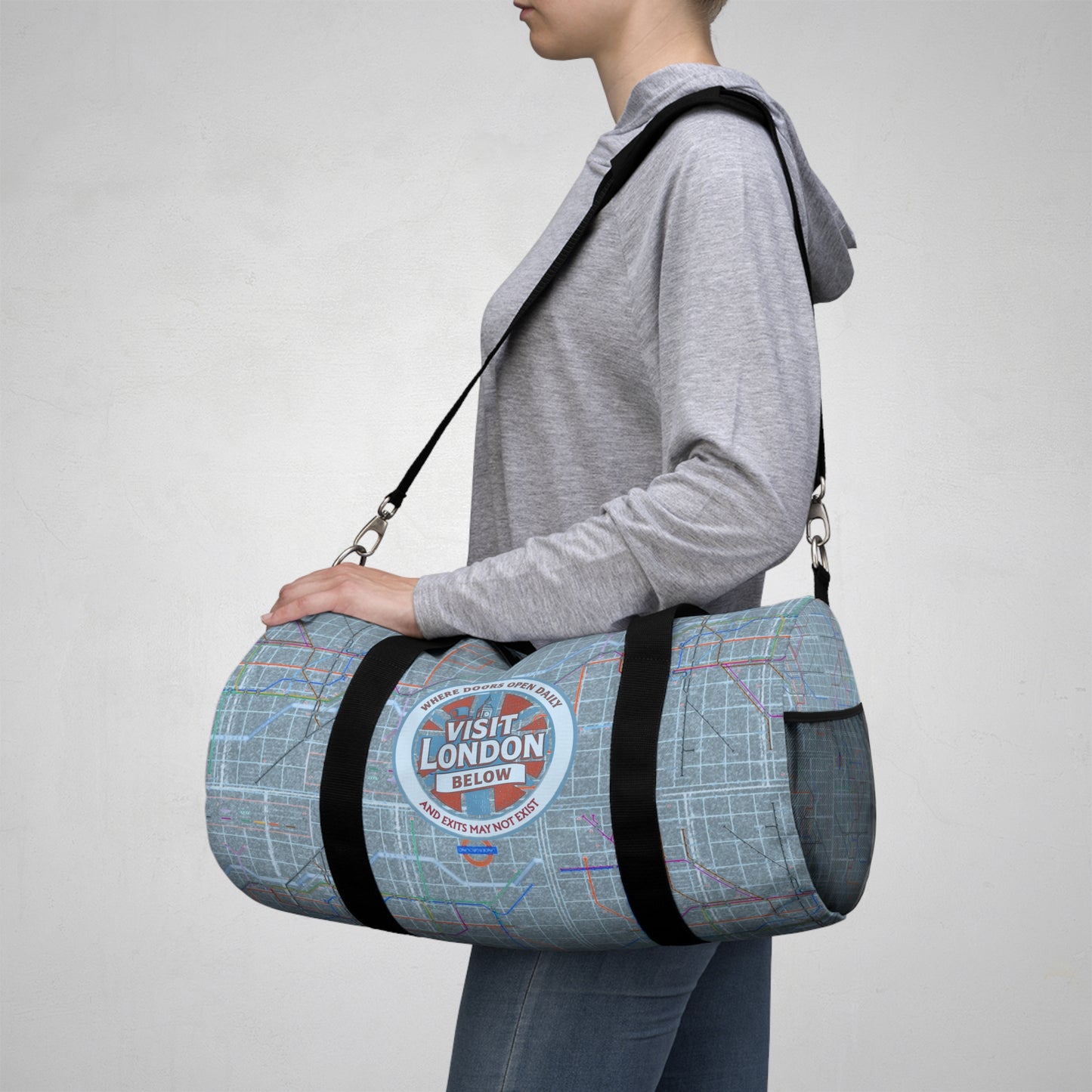 London Below Subway Map Duffel Bag