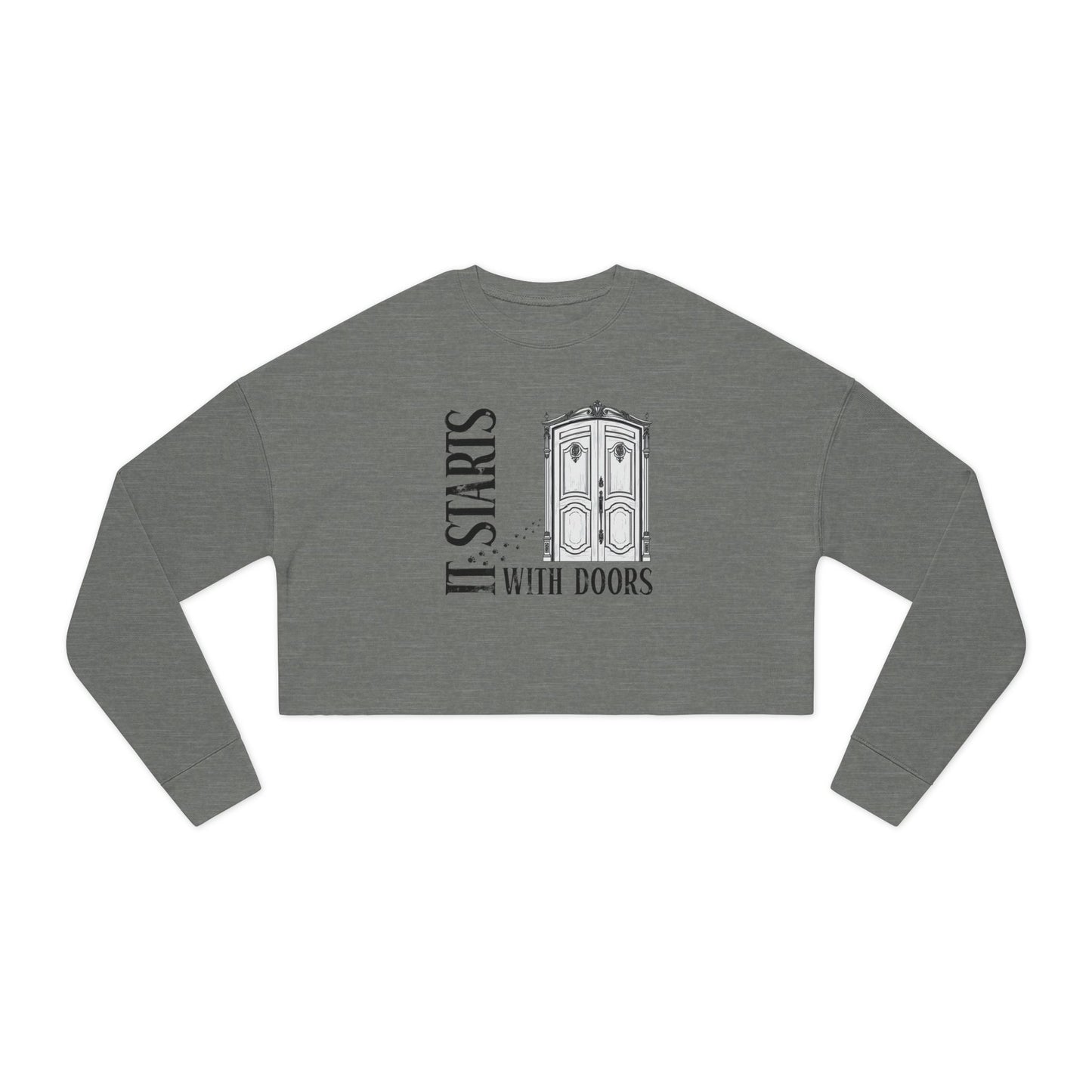 It Starts With Doors Cropped Sweatshirt | Inspired by Neverwhere