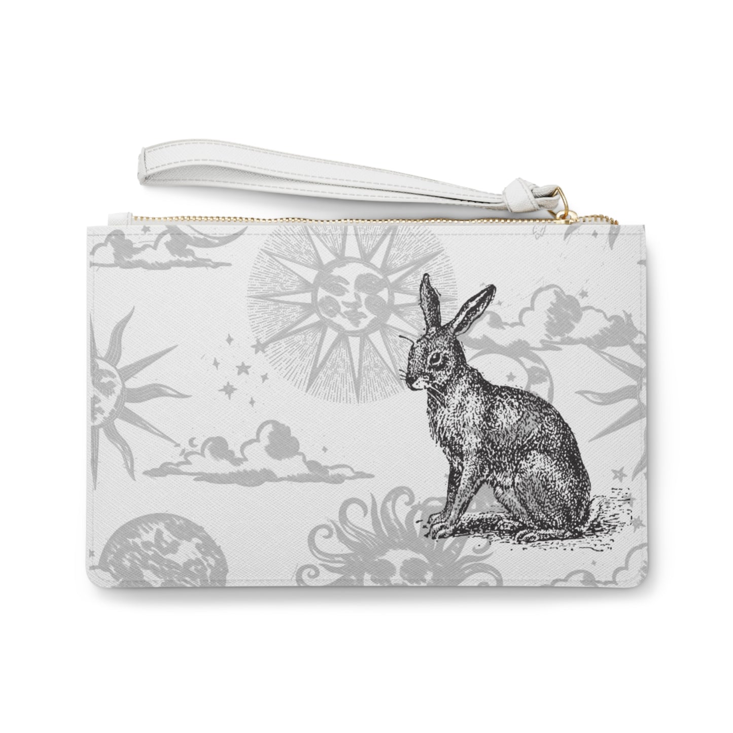 Celestial Hare Clutch Bag |  Astrology Print