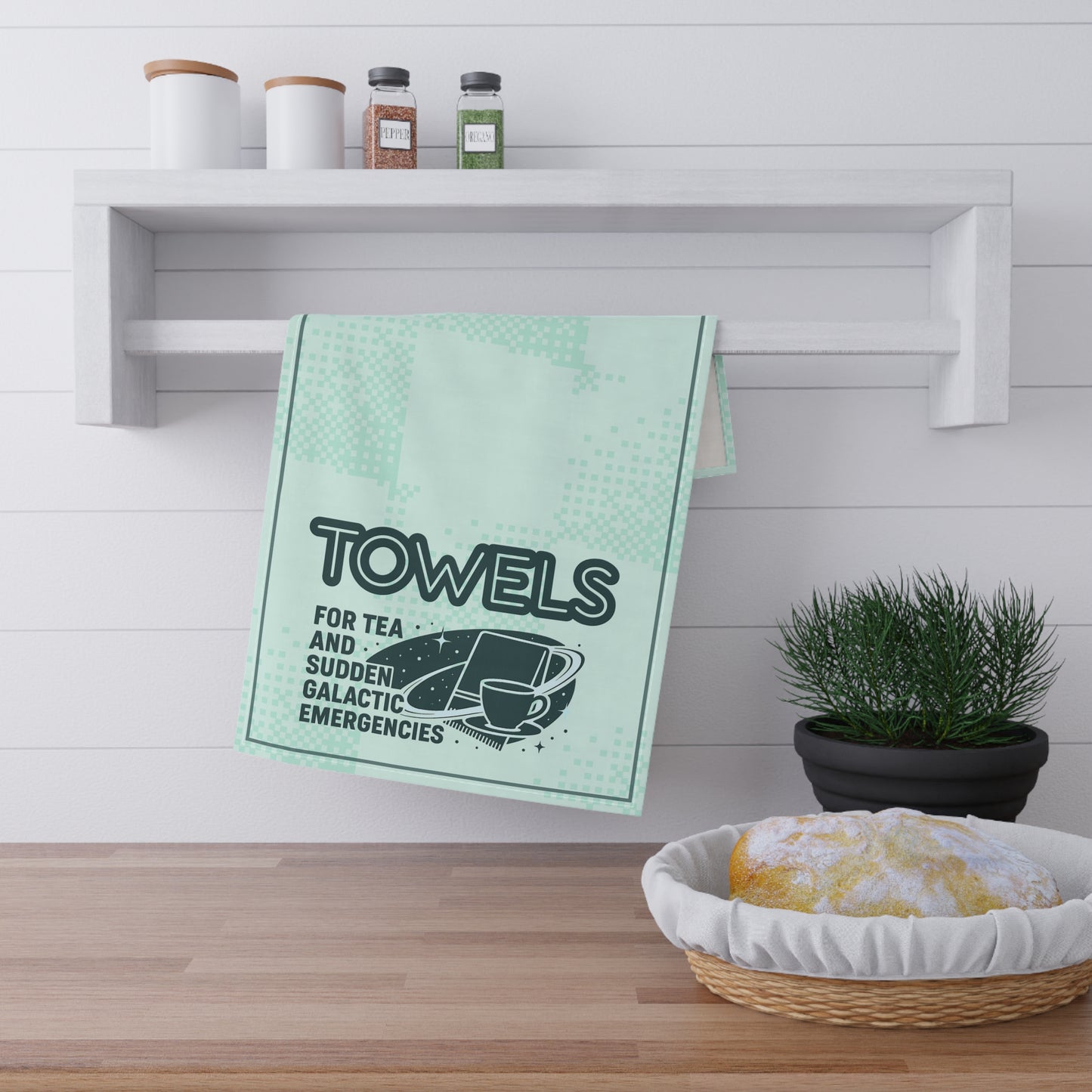 Hitchhiker’s Guide Inspired Tea Towels Part I