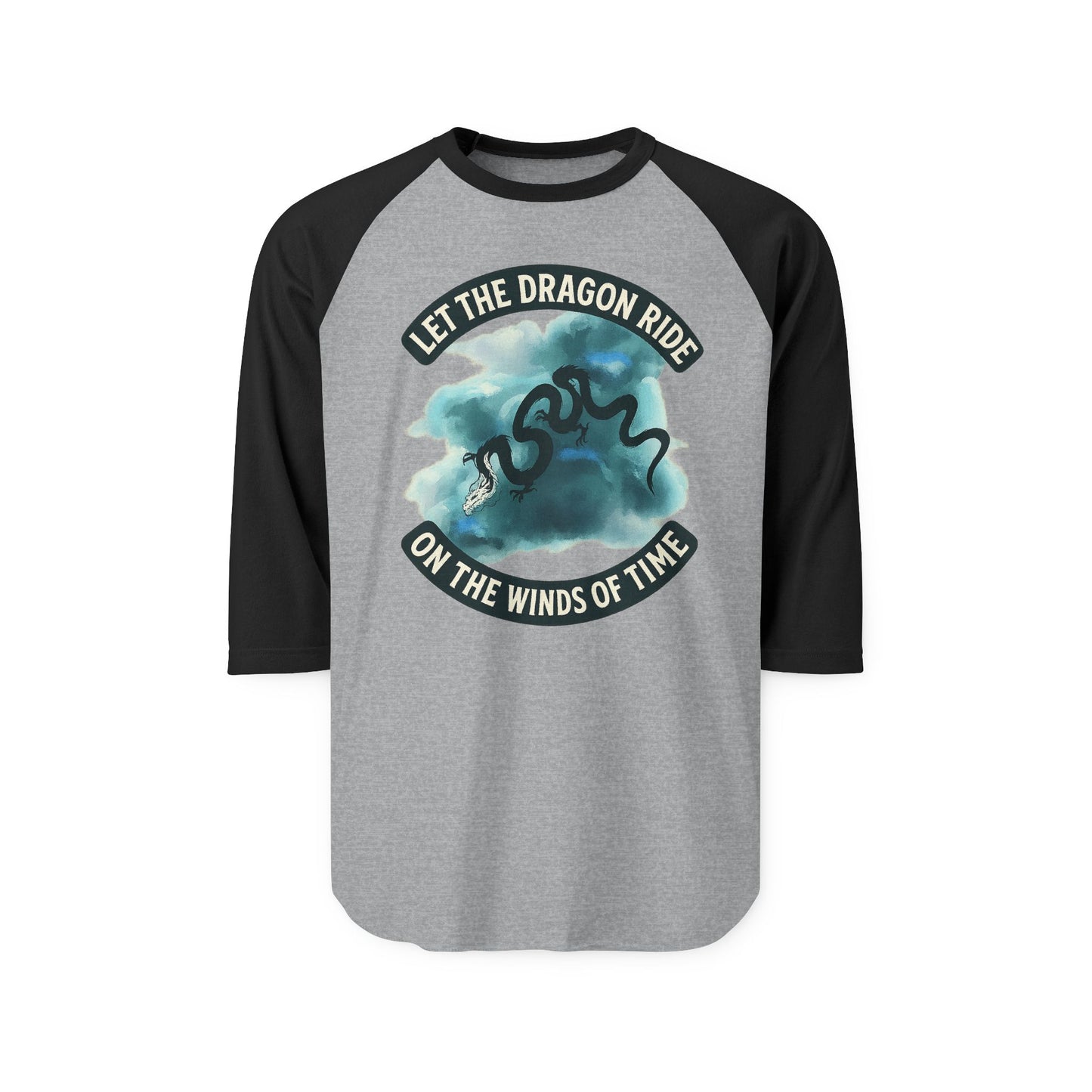 Dragon Rides the Wind Raglan T Shirt
