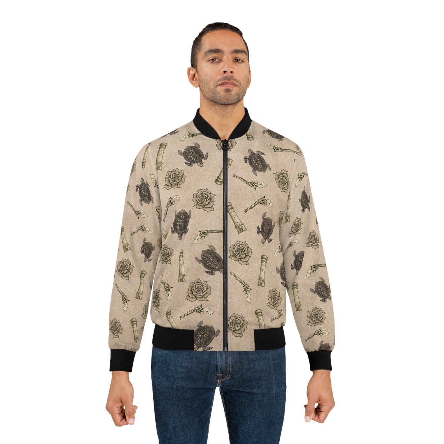 Vintage Dark Tower Inspired Bomber Jacket