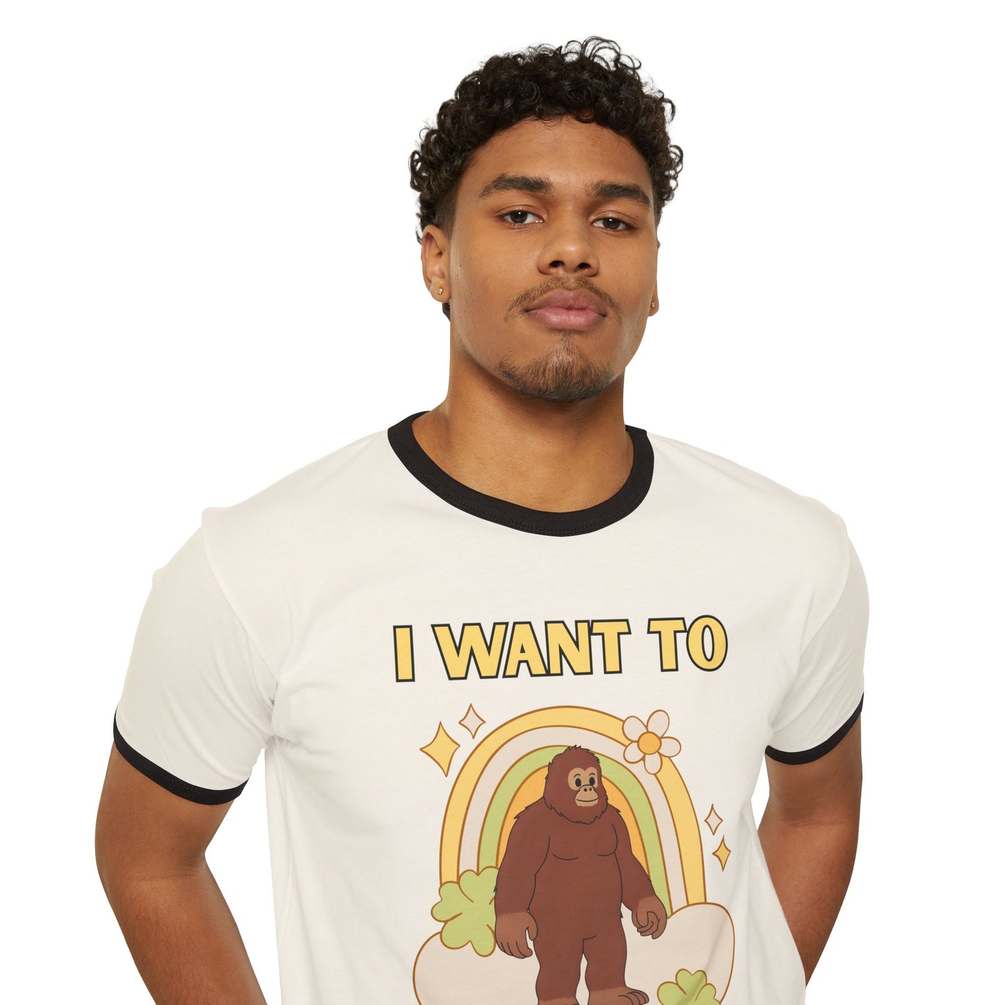 I Want to Believe Bigfoot T-Shirt | Graphic Ringer