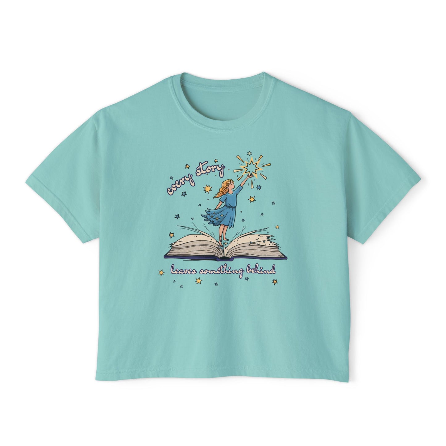 Stories Leave Things Behind Boxy Tee | Inspired by Inkheart