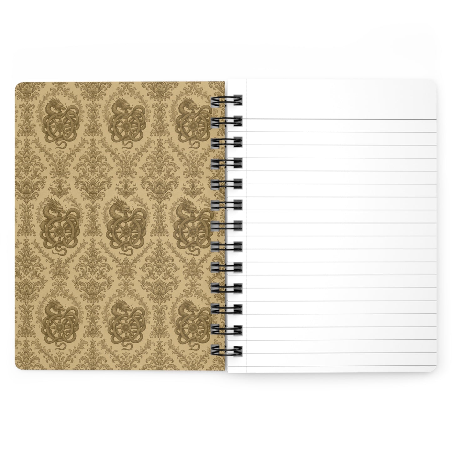 The Wheel Weaves Wallpaper | Spiral Bound Journal