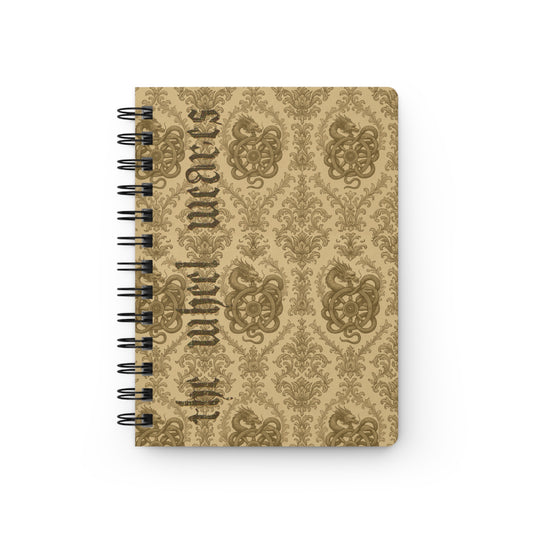 The Wheel Weaves Wallpaper | Spiral Bound Journal