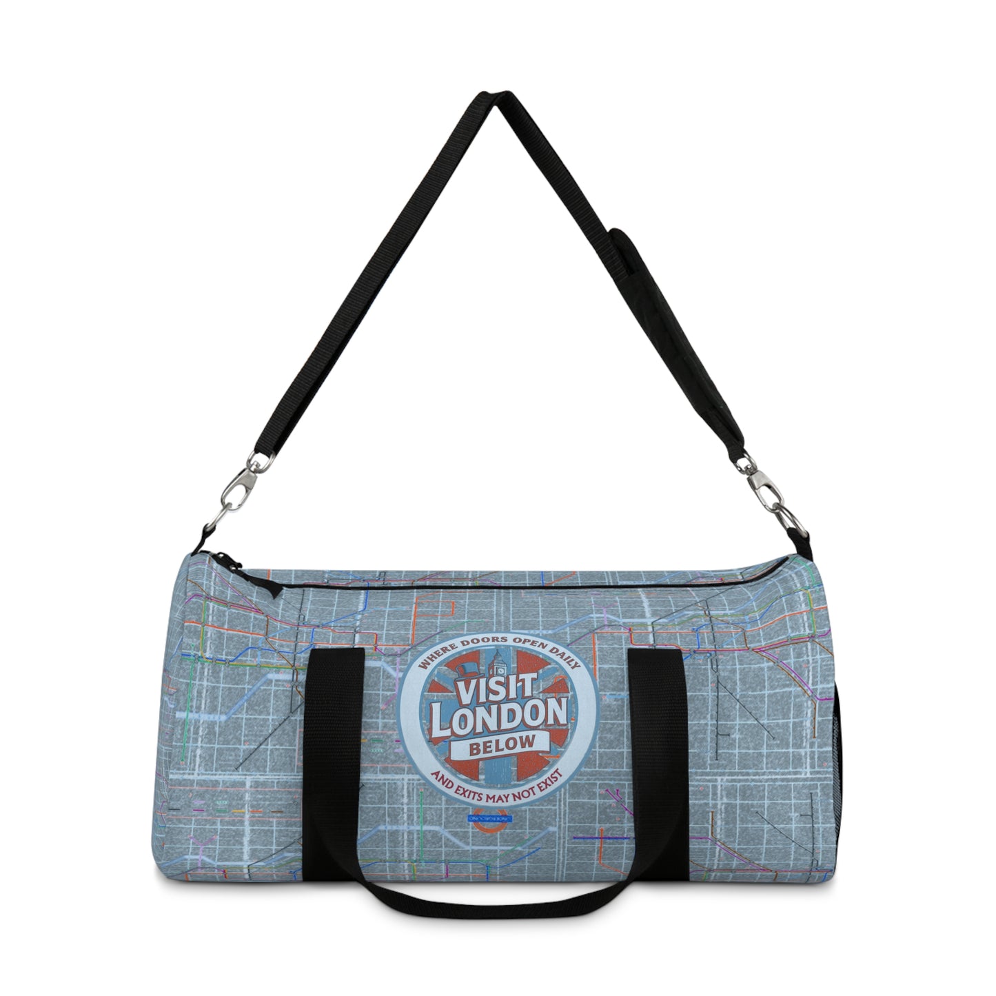 London Below Subway Map Duffel Bag