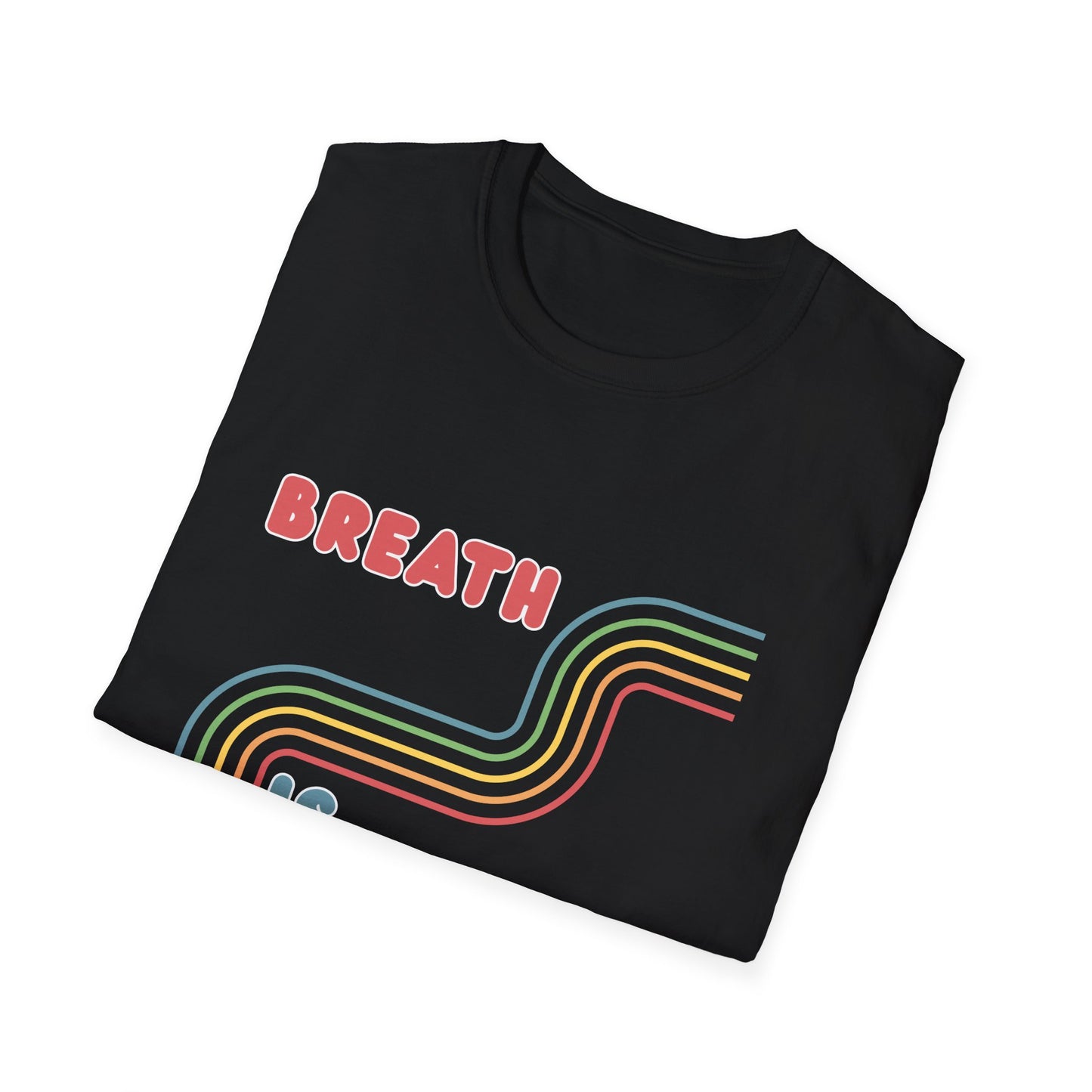 Breath Is Power Retro Graphic T-Shirt