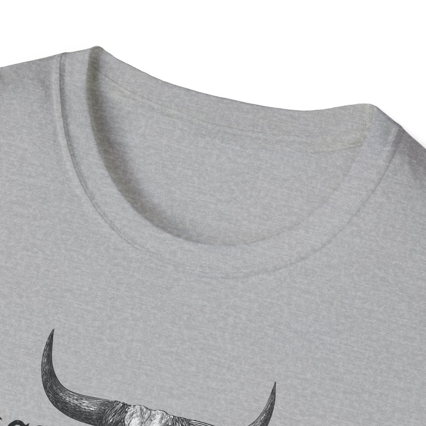 Rough Justice Skull Tee-"Paid in Steel" Western Graphic T‑Shirt