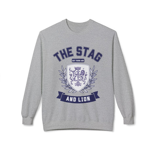 The Stag and Lion Crest Crewneck Sweatshirt