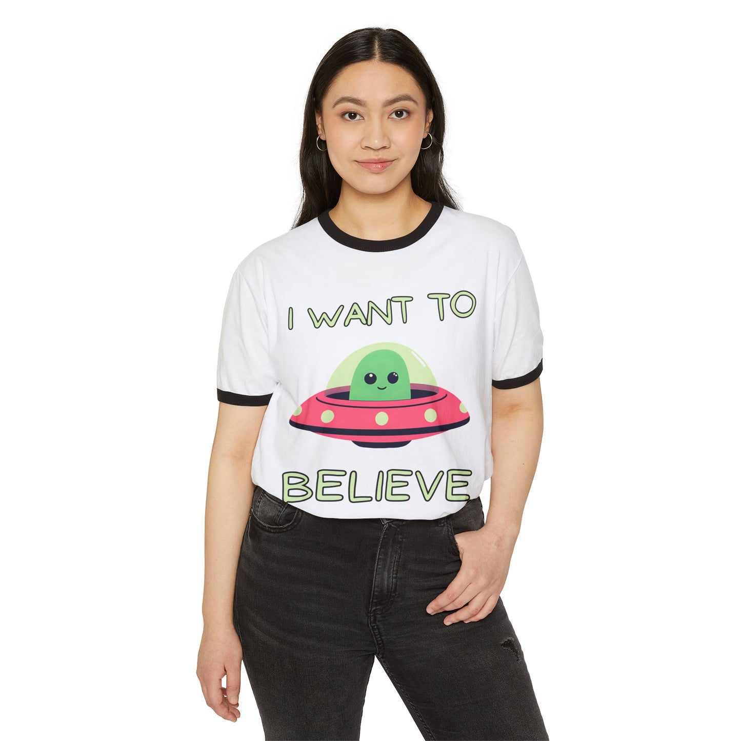 I Want to Believe l Alien T-Shirt | Graphic Ringer