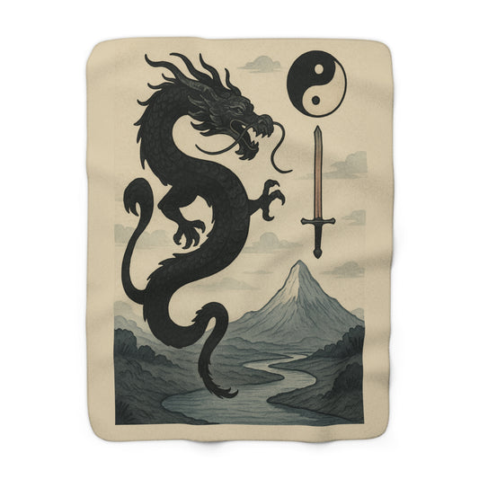 The Dragon Sherpa Fleece Blanket