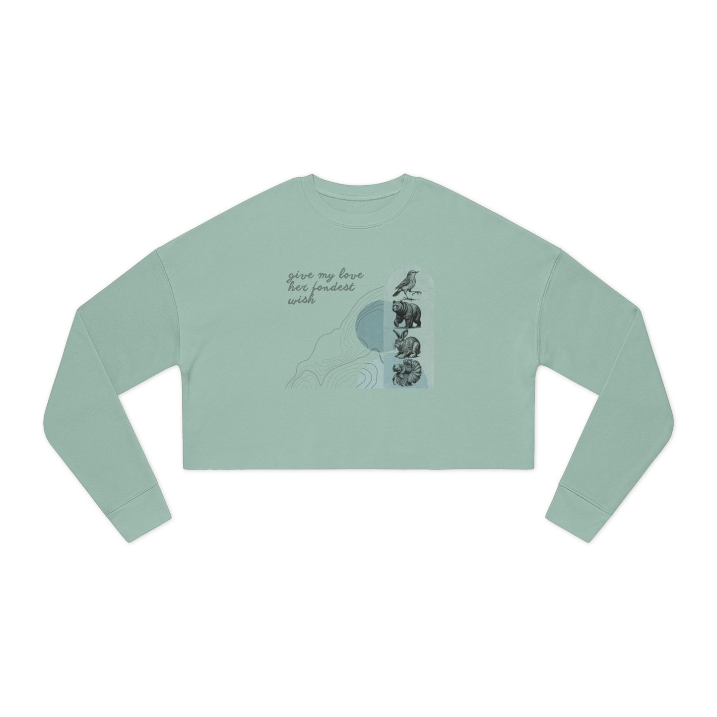 Her Fondest Wish- Dark Tower Inspired Cropped Sweatshirt