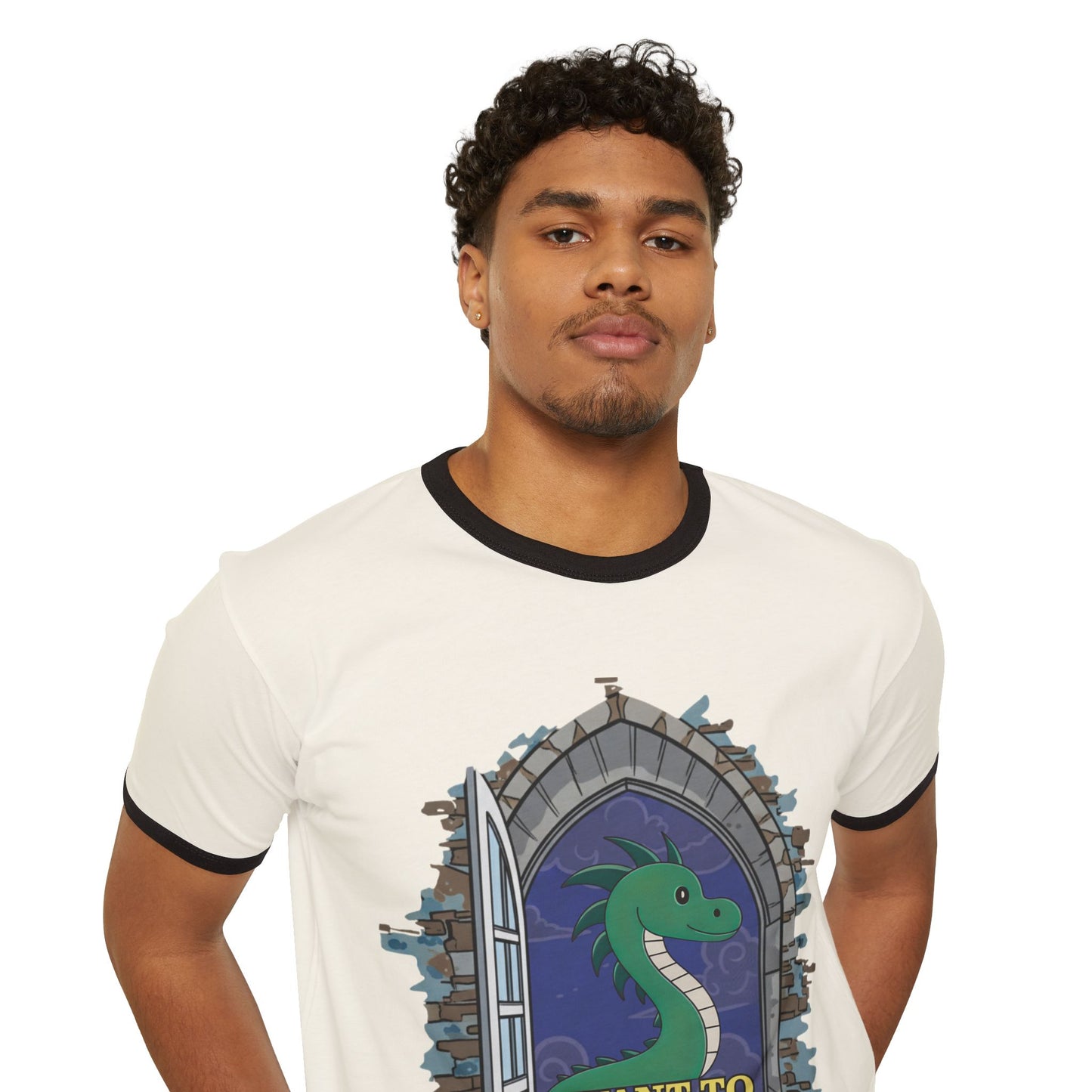I Want to Believe Nessie | Graphic Ringer Tee